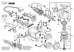 Bosch 0 601 850 903 Gws 20-230 Jh Angle Grinder 230 V / Eu Spare Parts